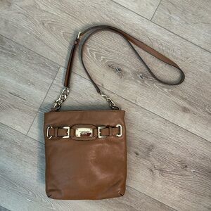 Michael Kors Tan Leather Crossbody Bag